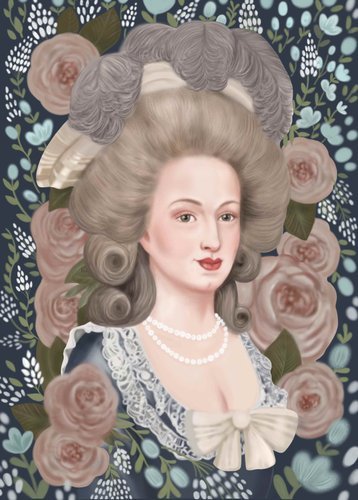 Postikortti - Marie Antoinette
